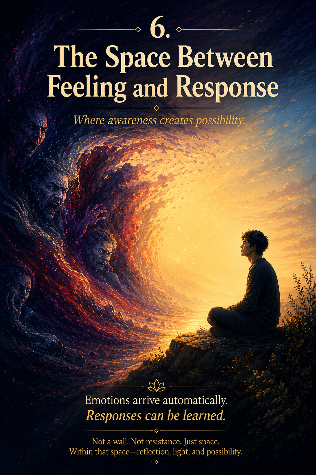 The Space Between Feeling and Response