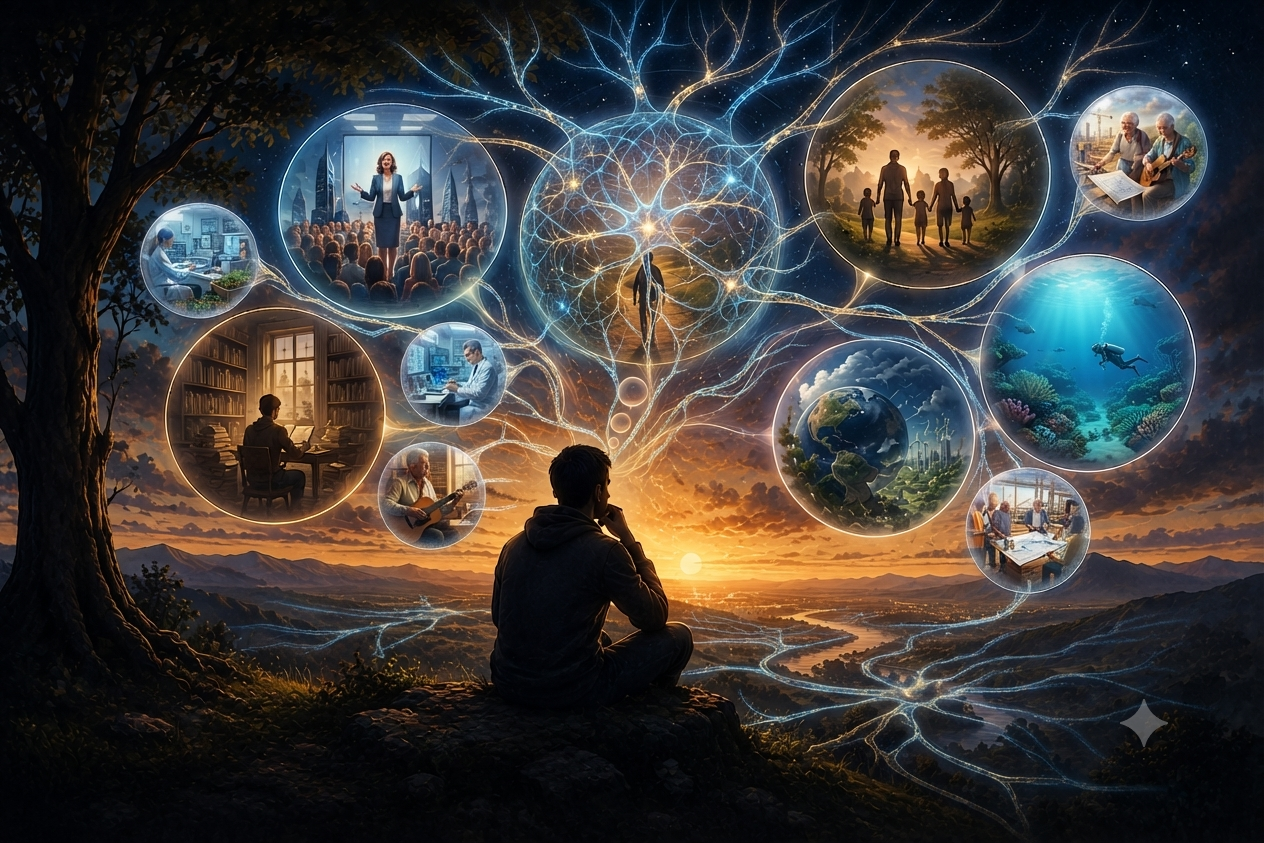 The Brain That Rehearses Life