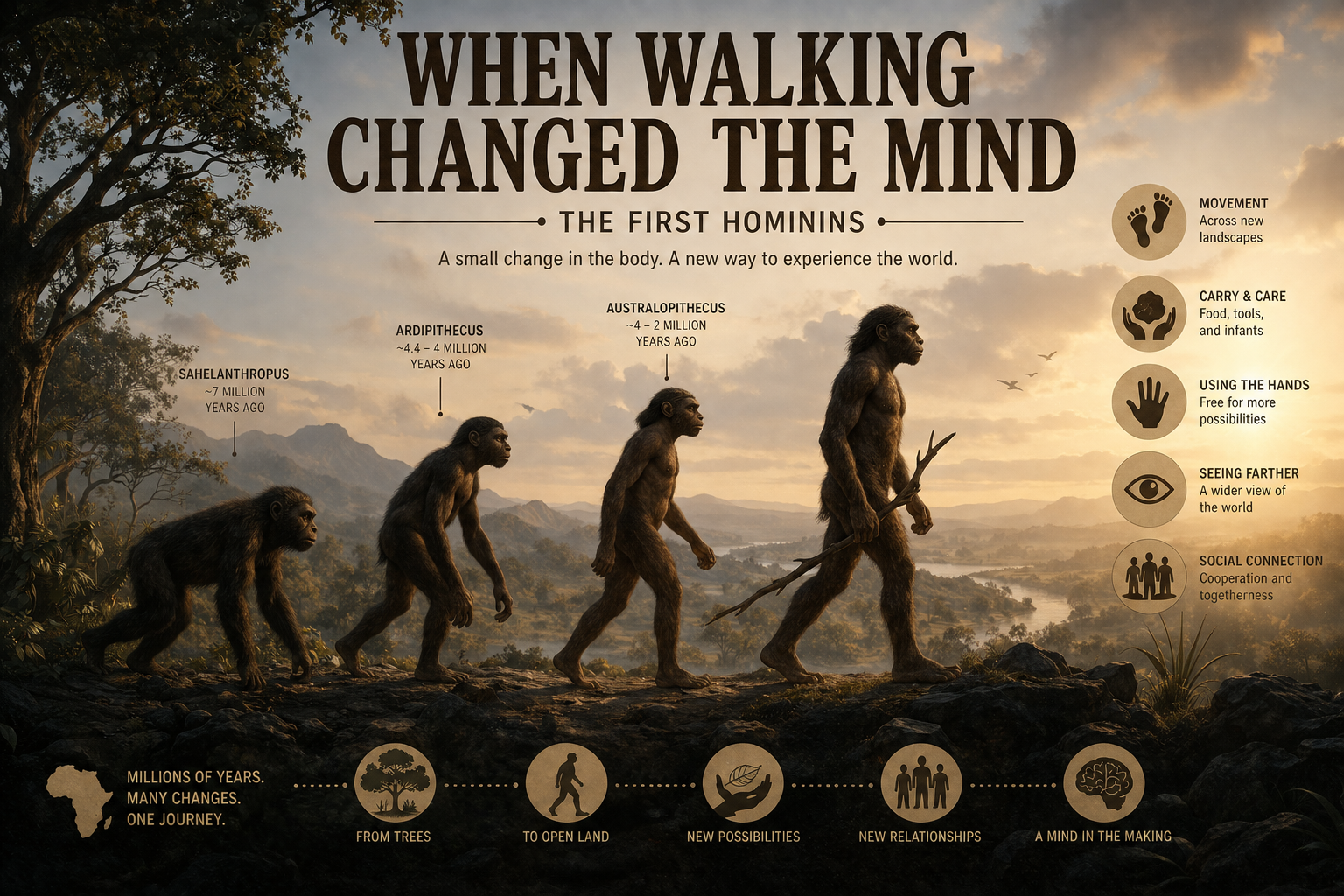 When Walking Changed the Mind